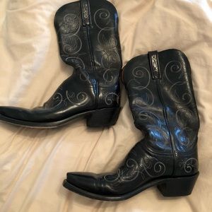 Lucchese Black Boots